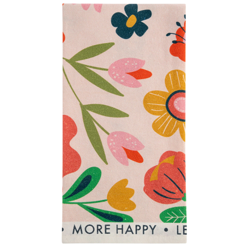 Karma Shelly Tea Towel More Happy