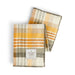 Demdaco Classic Winnie-the-Pooh Sweeter Than Hunny Yellow Plaid Blanket