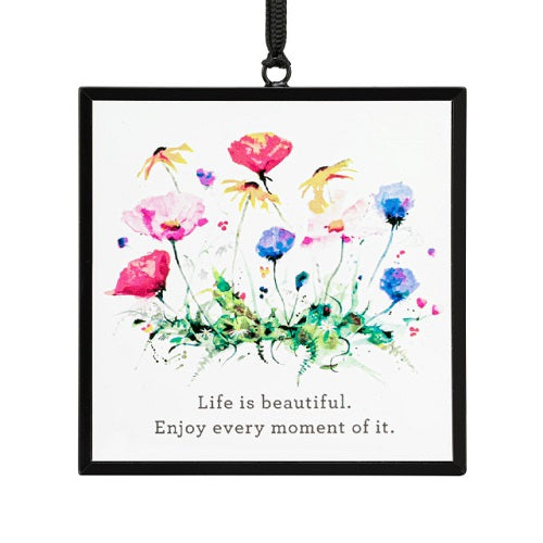 Dean Crouser  Wildflowers Suncatcher