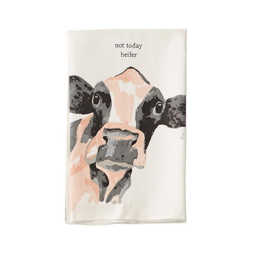 Mud Pie Cow Farm Towel