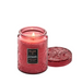 Voluspa Foraged Wildberry Small Embossed Glass Jar Candle