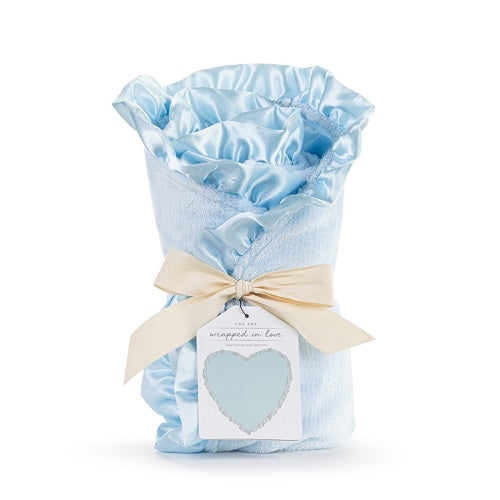 Demdaco Wrapped in Love Blanket Blue