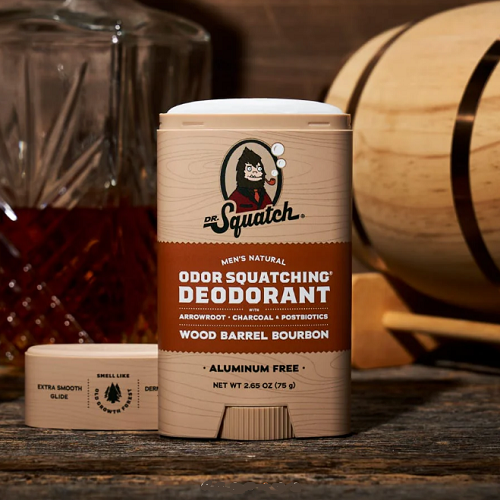 Dr. Squatch Wood Barrel Bourbon Deodorant