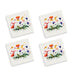 Dean Crouser Wildflowers Fabric Cocktail Napkins Set/4