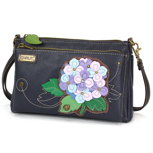 Chala Deluxe Crossbody Hydrangea Navy