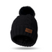 Britt's Knits Cozy Classic Pom Hat Black