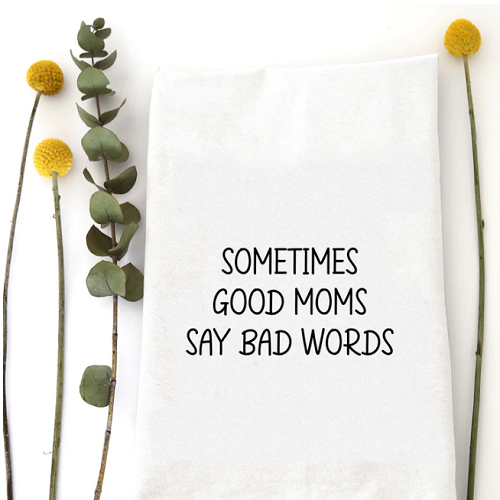 Wildwood Landing Bad Words Tea Towel