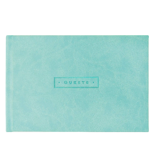 Peter Pauper Press Artisan Guest Book Seafoam