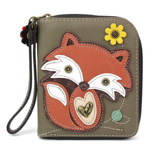 Chala Zip-Around Wallet Fox Olive