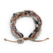 Demdaco Beaded Love Bracelet Gray